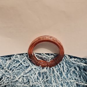 Splendette Glitter Bangle in Pale Pink - Classic Sized - New